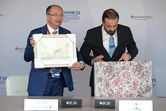 SPIEF-2023. Signing ceremonies