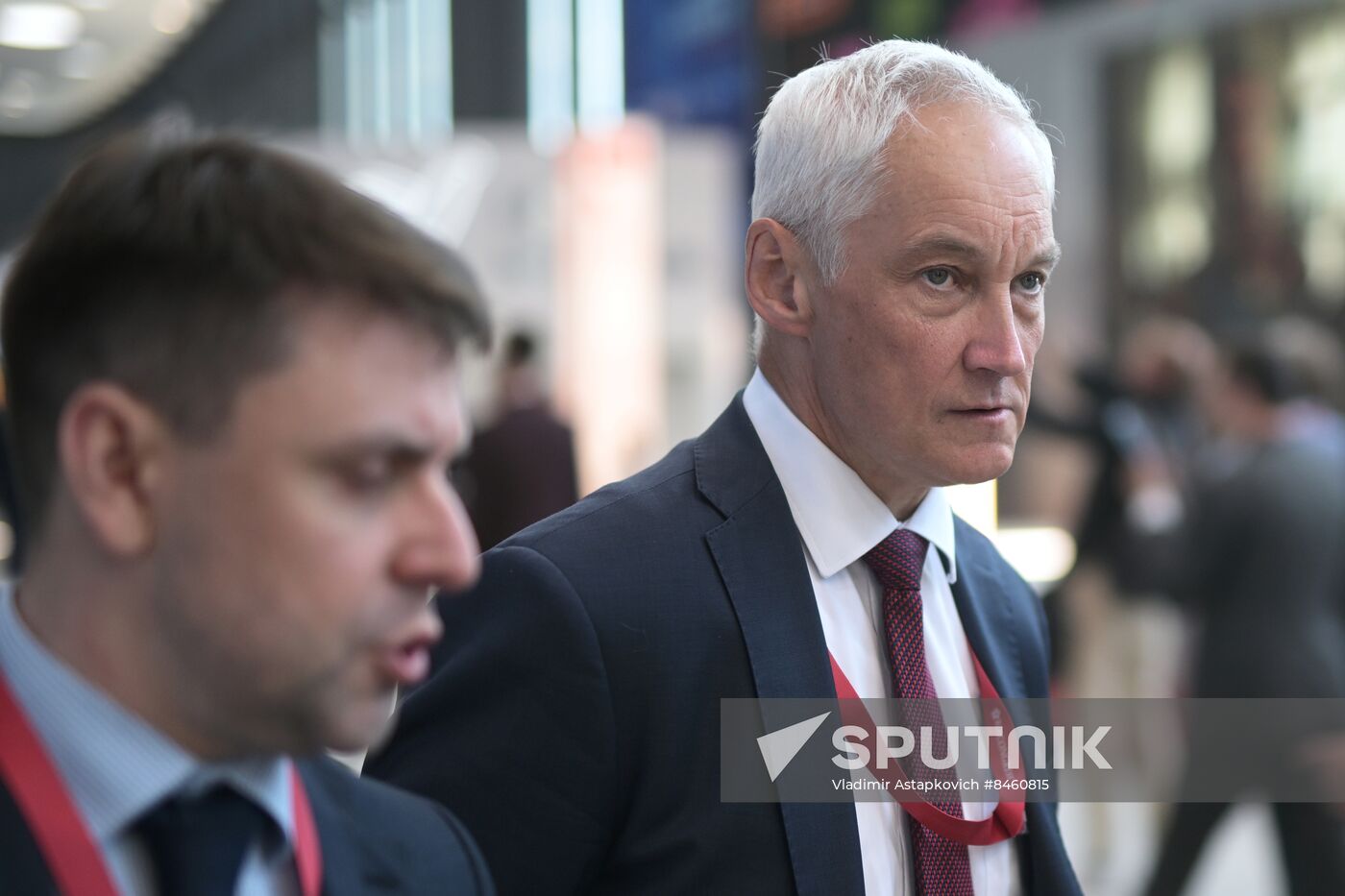 SPIEF-2023. Guests ahead of the plenary session