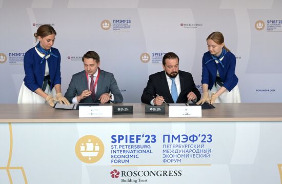 SPIEF-2023. Signing ceremonies