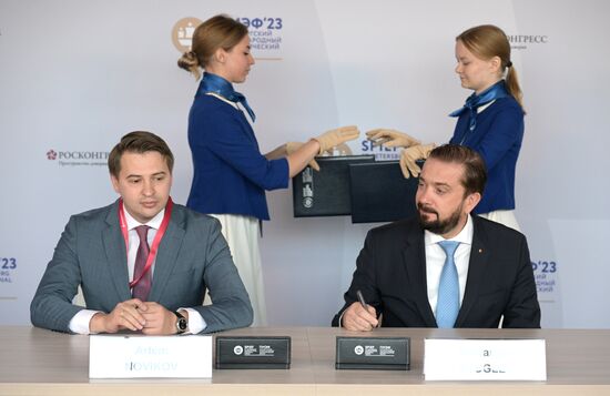 SPIEF-2023. Signing ceremonies