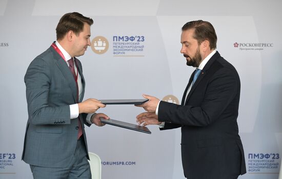 SPIEF-2023. Signing ceremonies