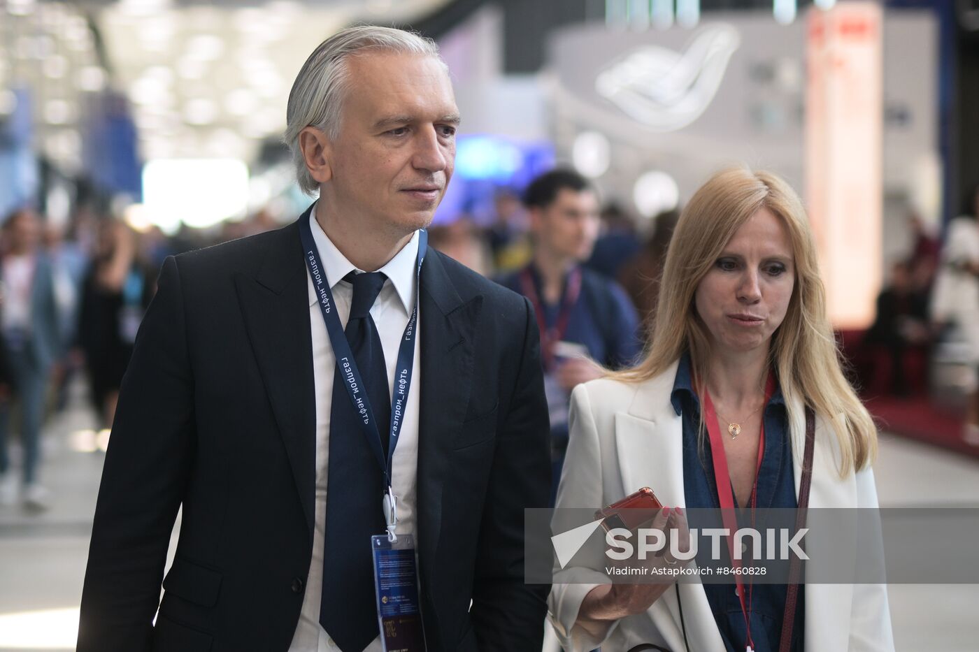 SPIEF-2023. Guests ahead of the plenary session