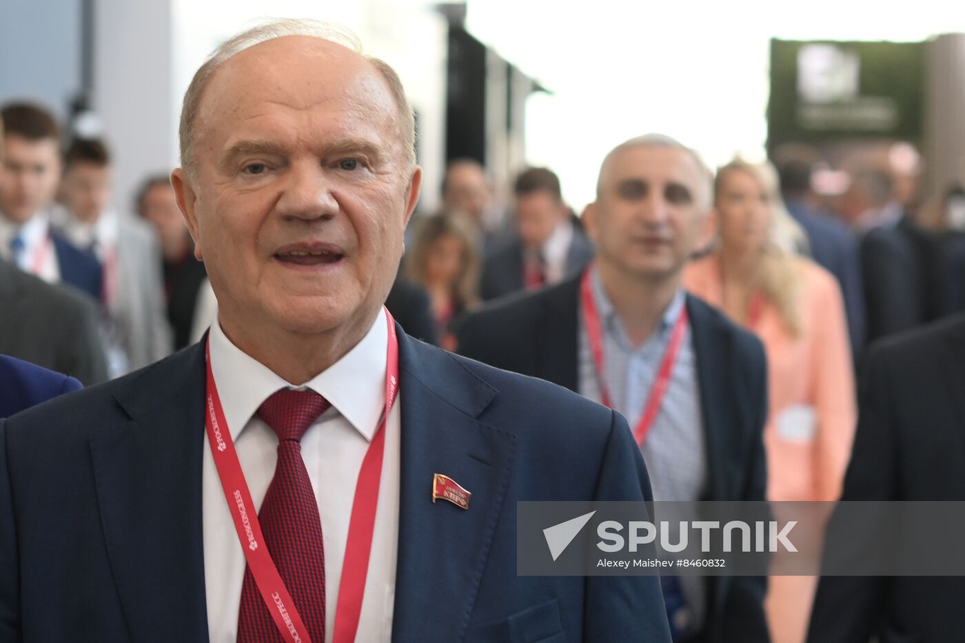 SPIEF-2023. Guests ahead of the plenary session