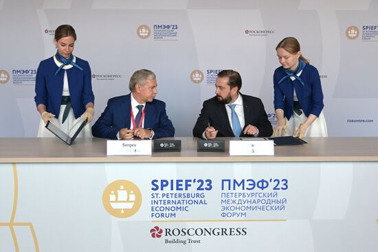 SPIEF-2023. Signing ceremonies