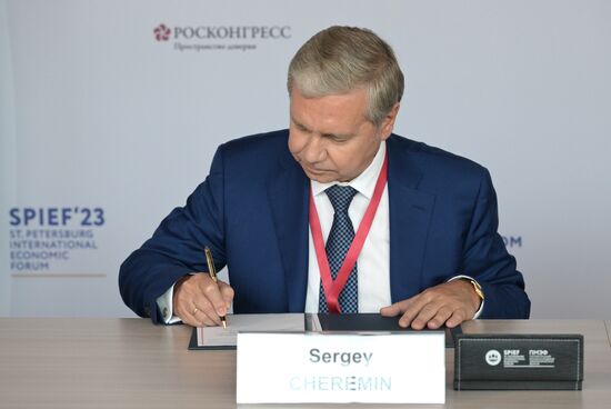 SPIEF-2023. Signing ceremonies