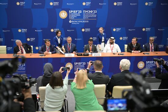 SPIEF-2023. Signing ceremonies