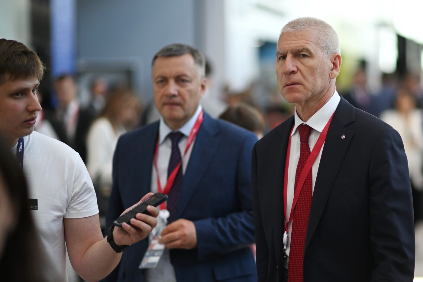 SPIEF-2023. Guests ahead of the plenary session