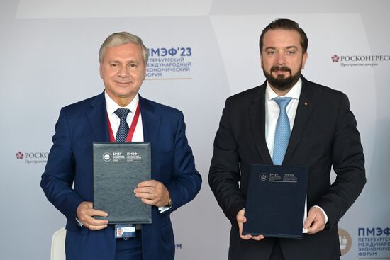 SPIEF-2023. Signing ceremonies