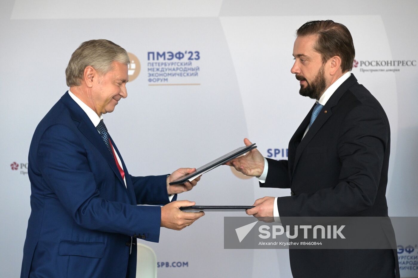 SPIEF-2023. Signing ceremonies