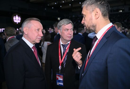 SPIEF-2023. Guests ahead of the plenary session