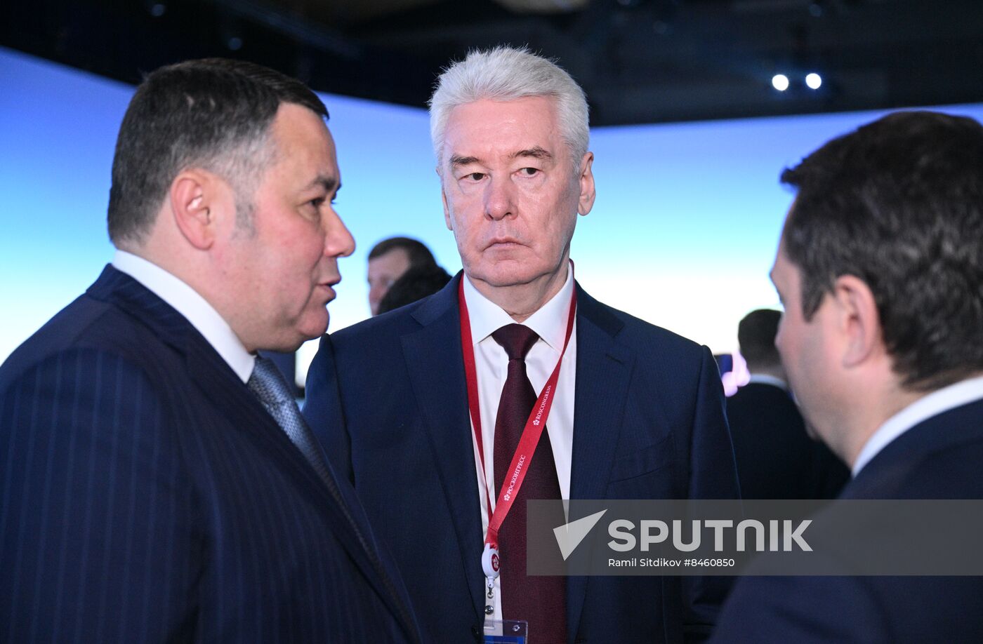 SPIEF-2023. Guests ahead of the plenary session