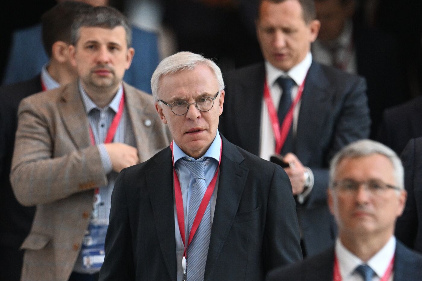 SPIEF-2023. Guests ahead of the plenary session