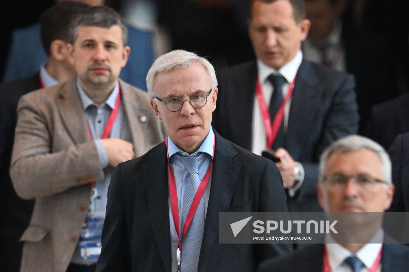 SPIEF-2023. Guests ahead of the plenary session