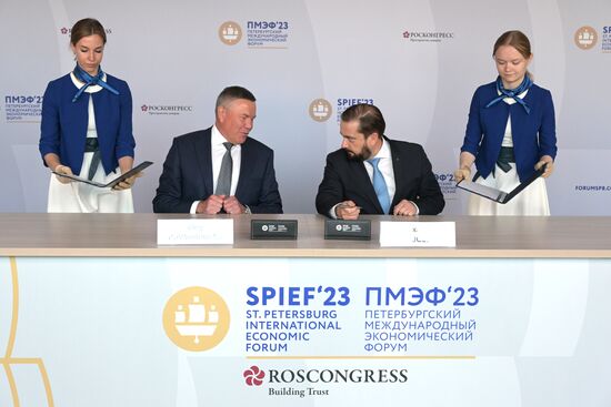 SPIEF-2023. Signing ceremonies