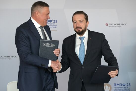 SPIEF-2023. Signing ceremonies