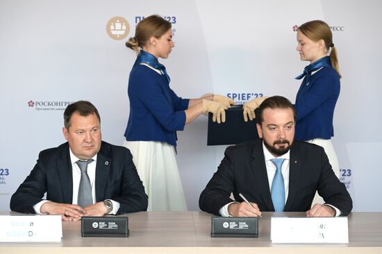 SPIEF-2023. Signing ceremonies