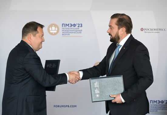 SPIEF-2023. Signing ceremonies