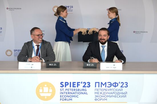 SPIEF-2023. Signing ceremonies