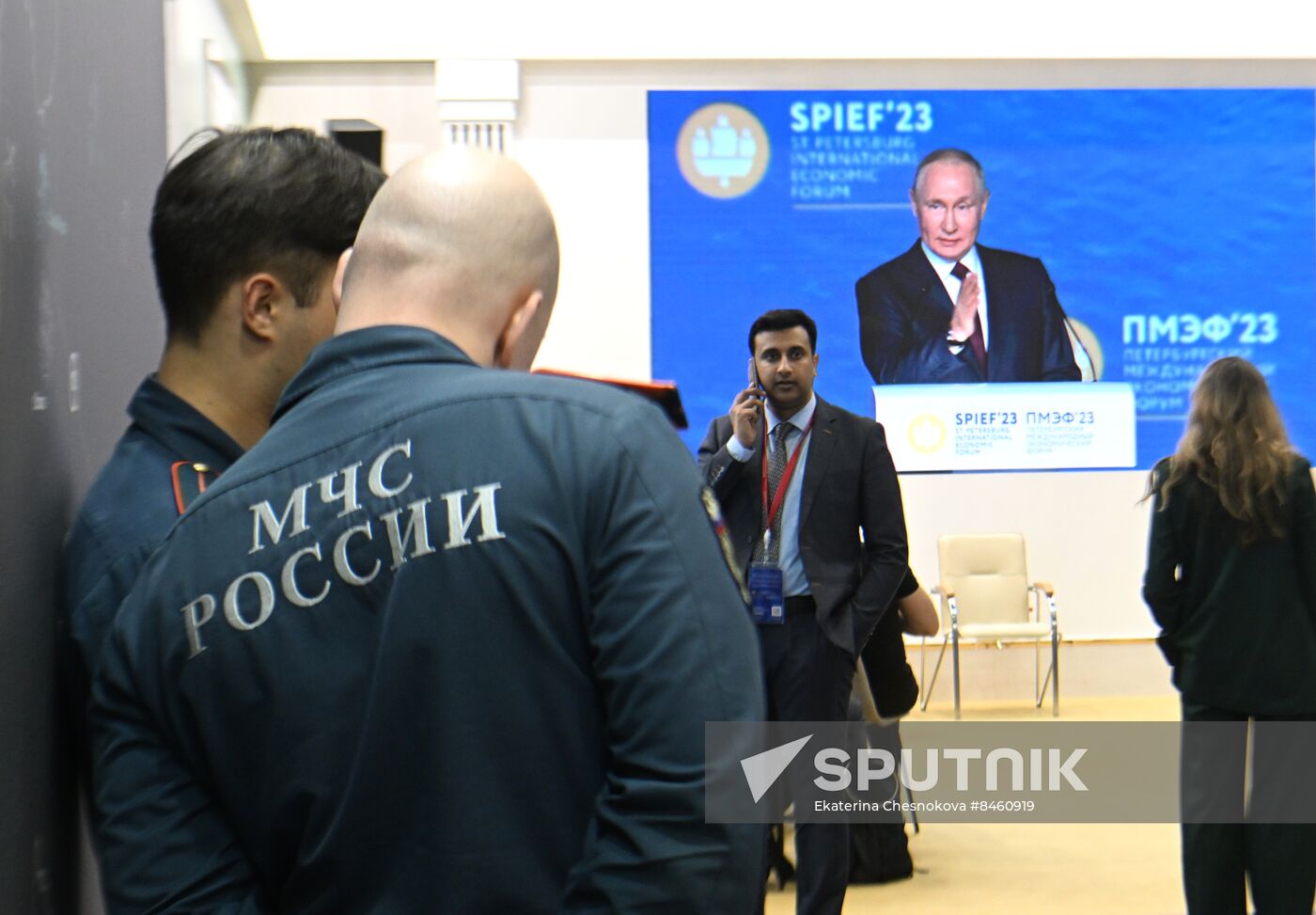 SPIEF-2023. Plenary session live broadcast