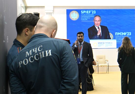 SPIEF-2023. Plenary session live broadcast