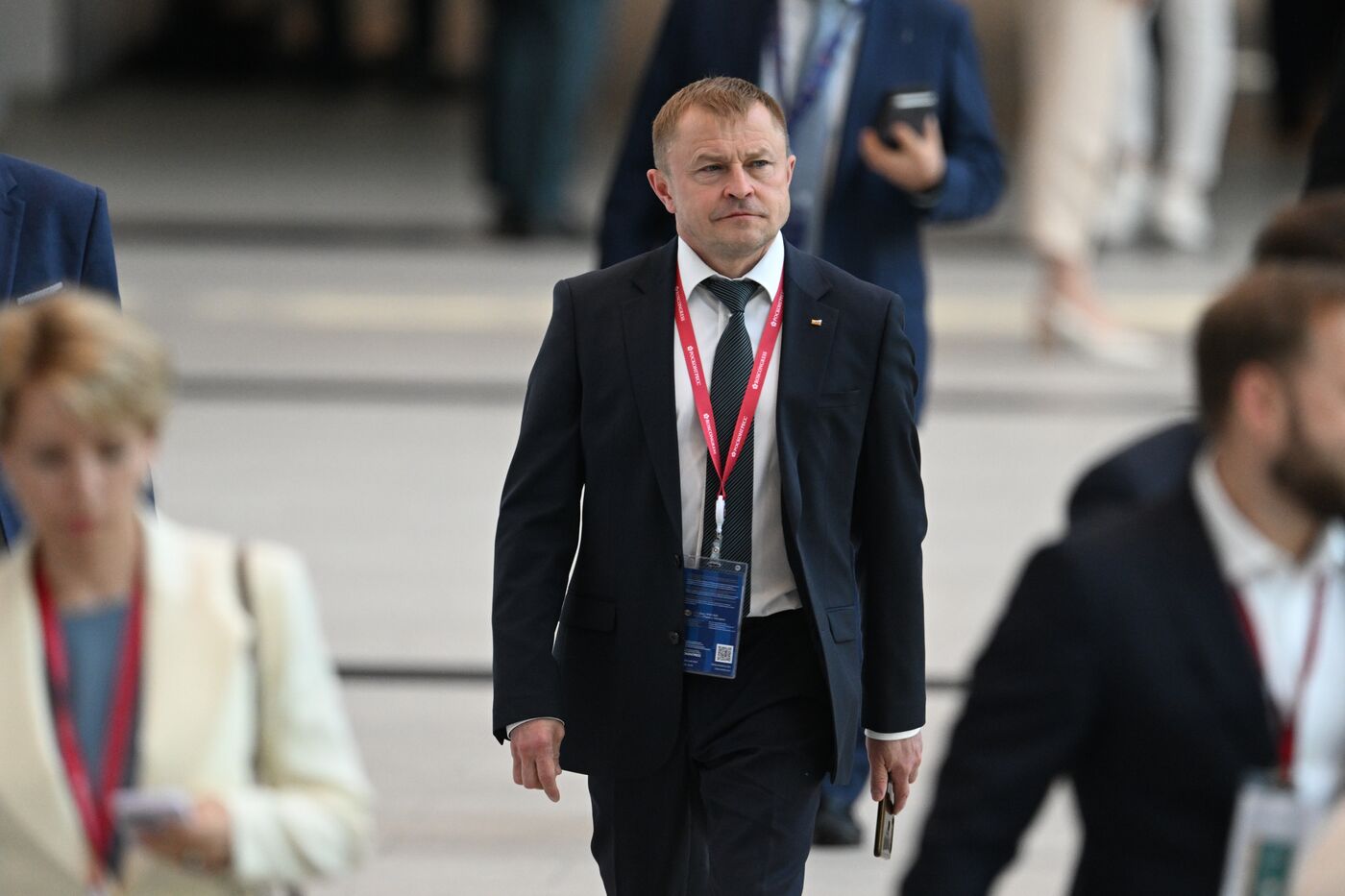 SPIEF-2023. Guests ahead of the plenary session