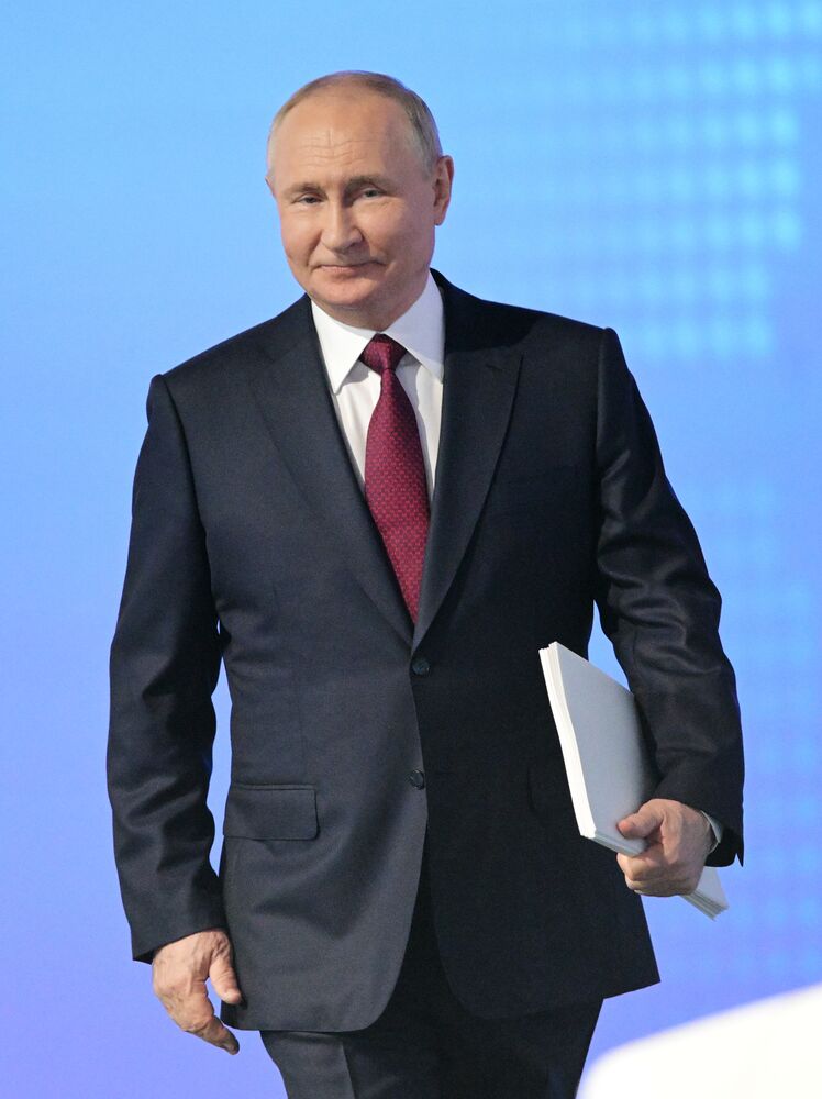 SPIEF-2023. President Vladimir Putin at the plenary session