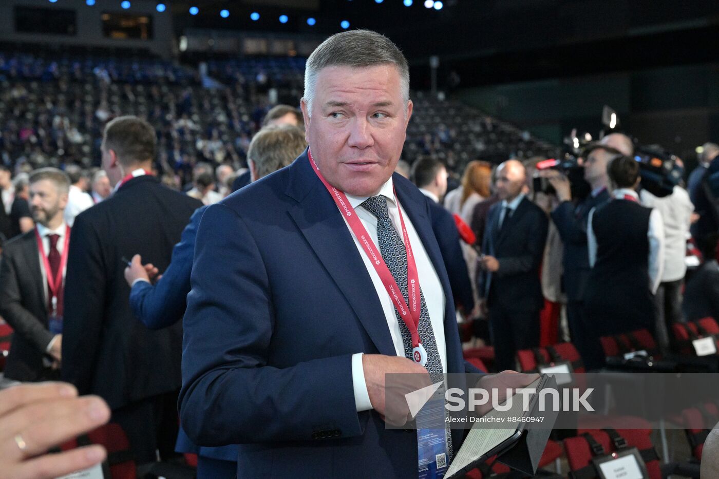 SPIEF-2023. Guests ahead of the plenary session