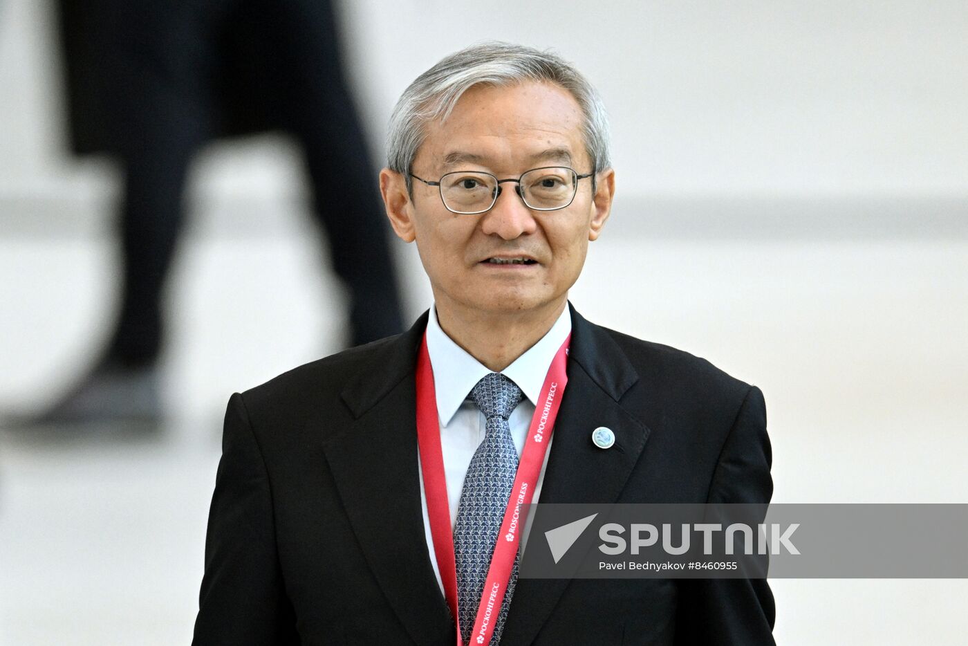 SPIEF-2023. Guests ahead of the plenary session