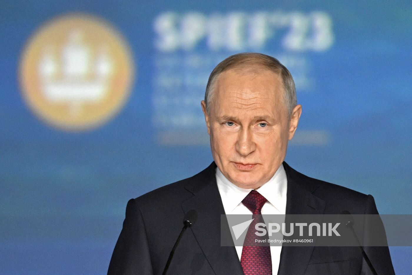 SPIEF-2023. President Vladimir Putin at the plenary session