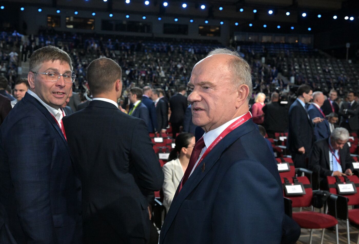 SPIEF-2023. Guests ahead of the plenary session