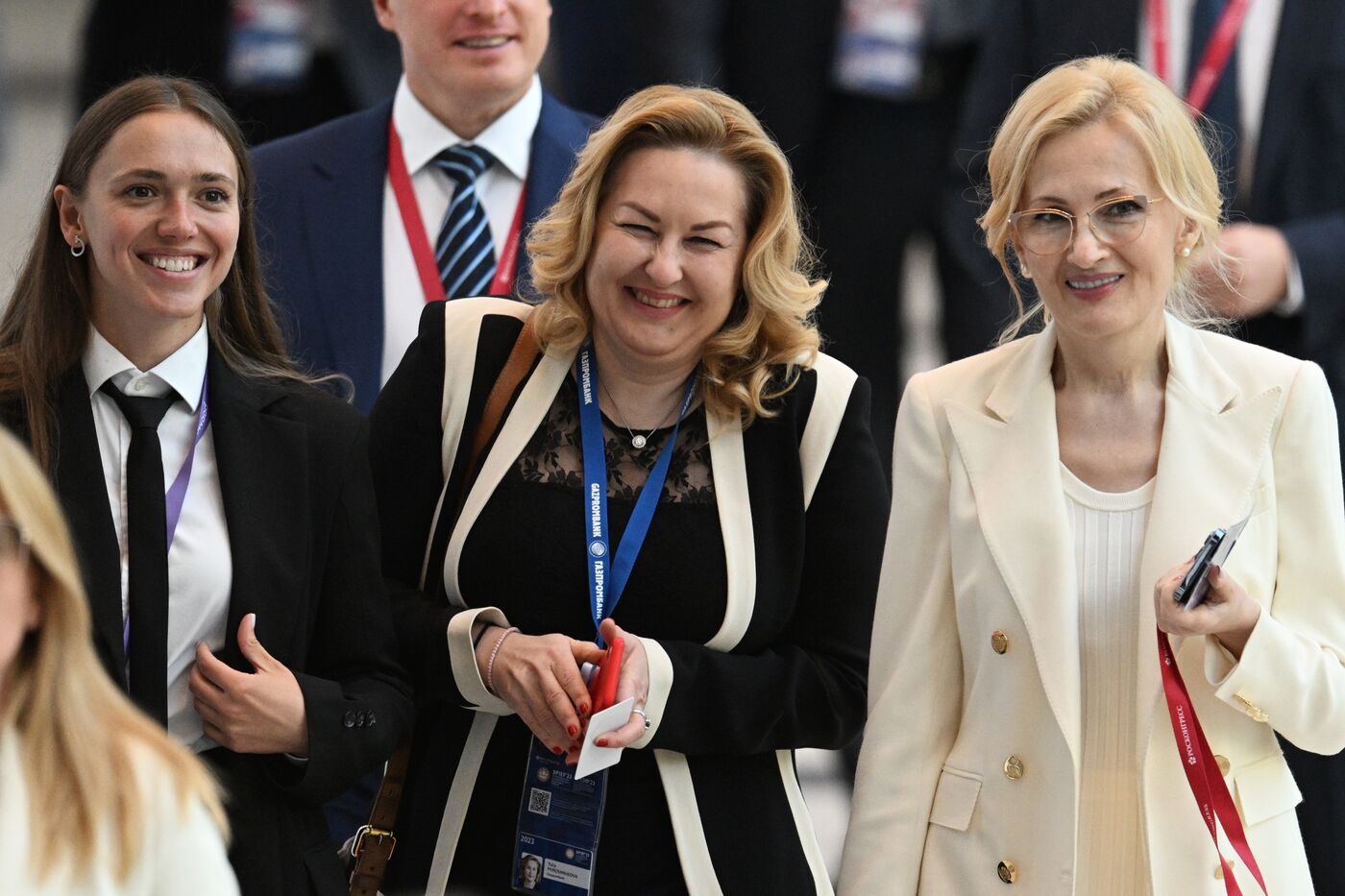 SPIEF-2023. Guests ahead of the plenary session