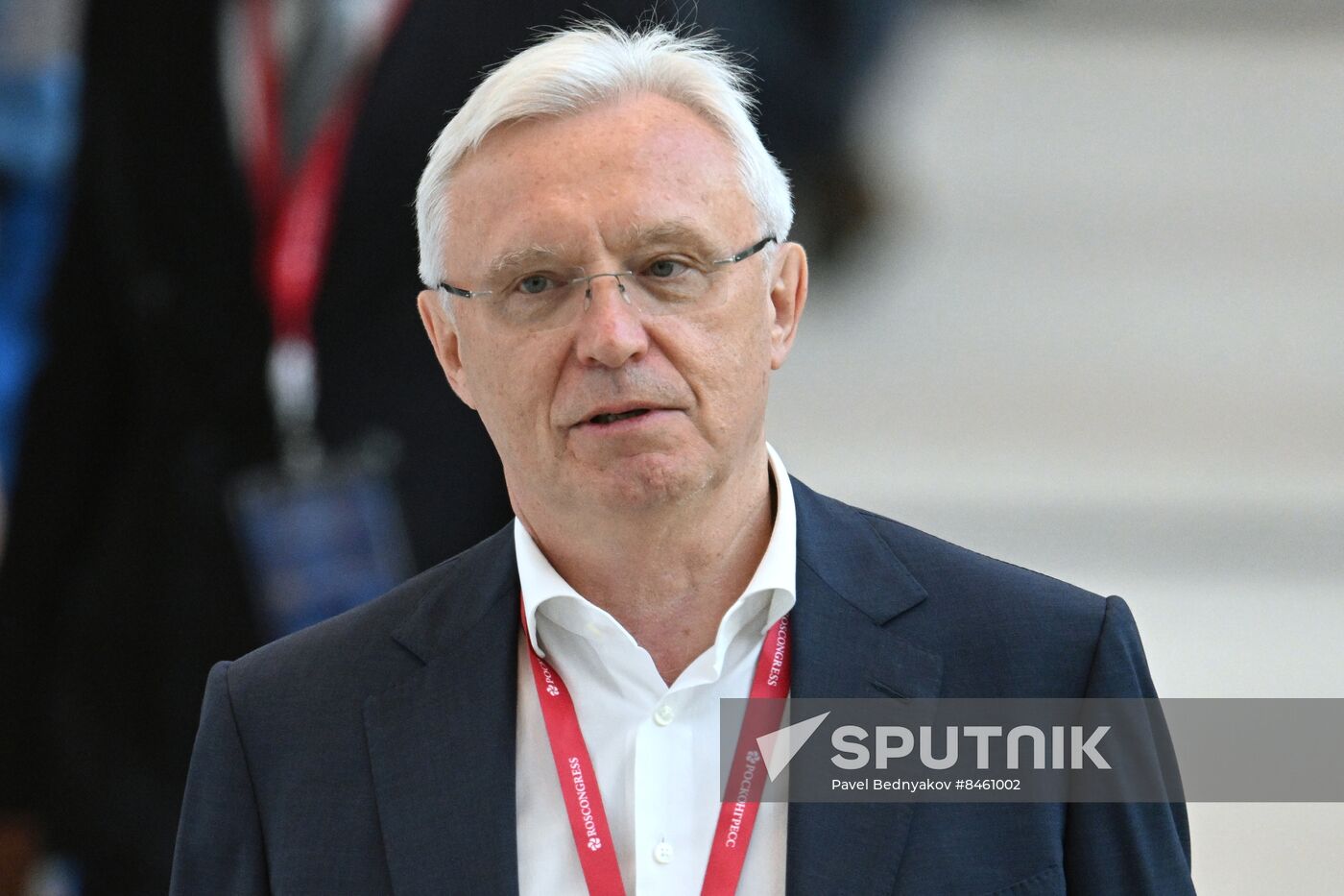 SPIEF-2023. Guests ahead of the plenary session