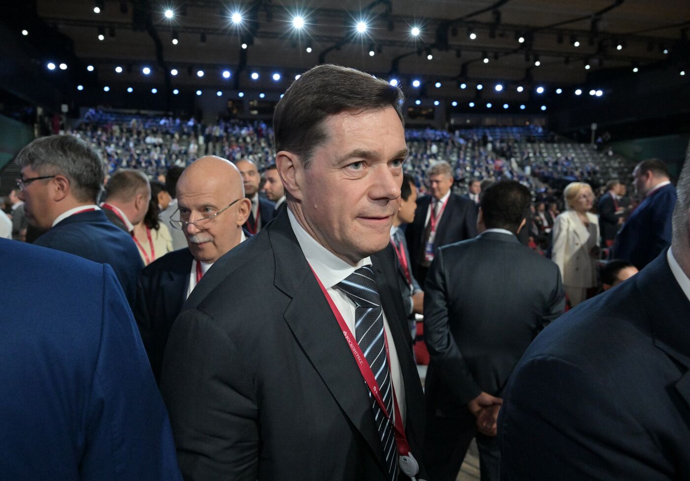 SPIEF-2023. Guests ahead of the plenary session