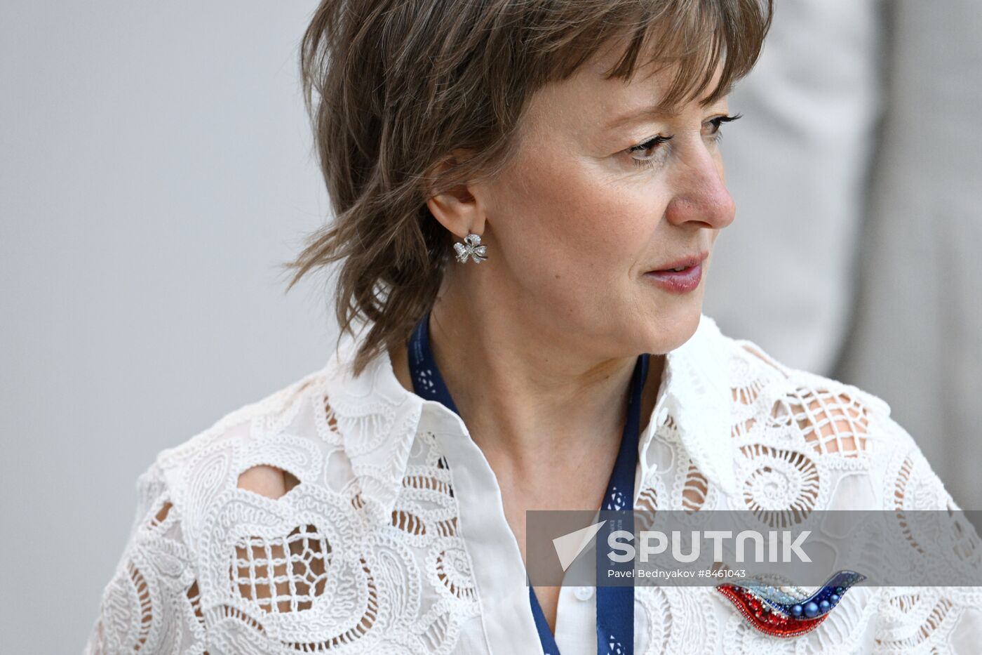 SPIEF-2023. Guests ahead of the plenary session