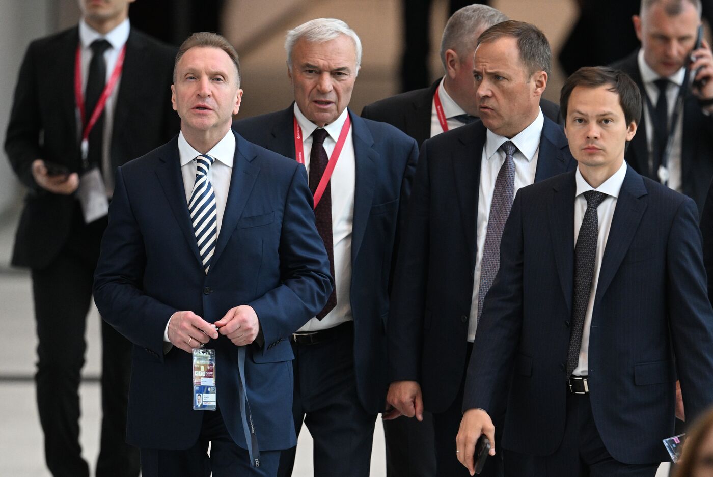 SPIEF-2023. Guests ahead of the plenary session