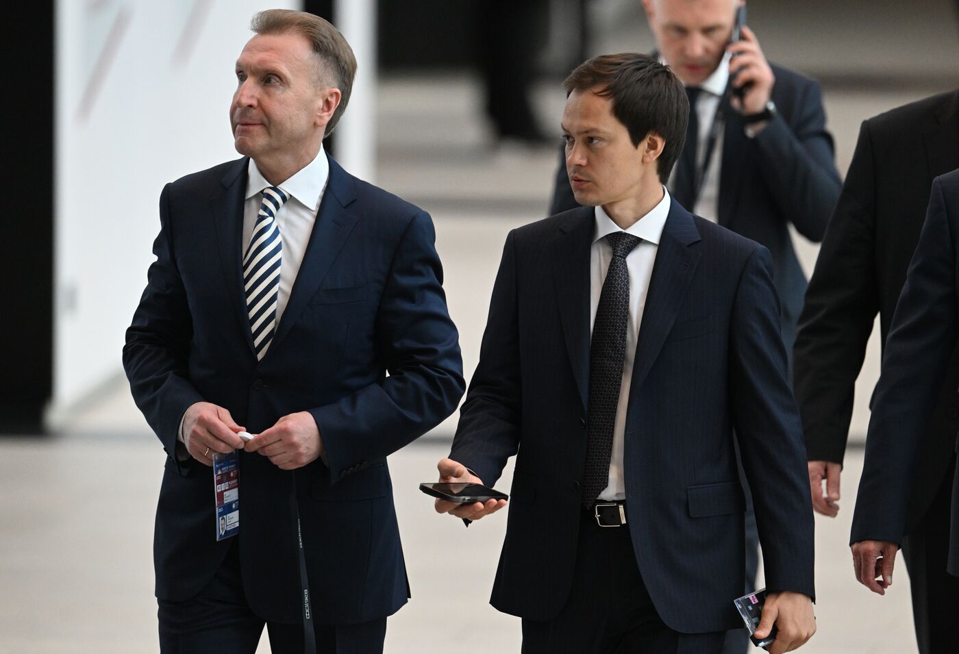 SPIEF-2023. Guests ahead of the plenary session