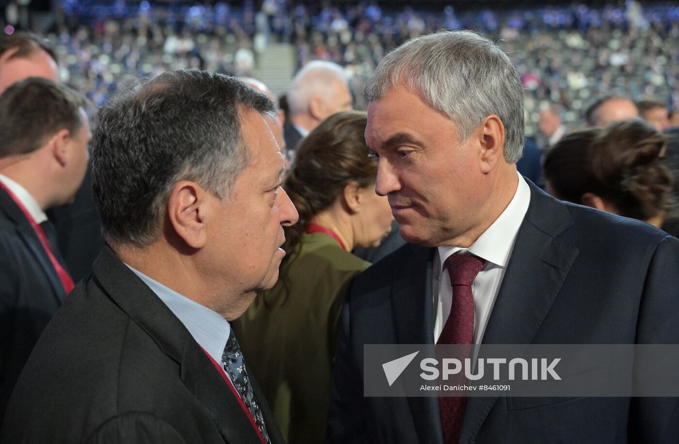 SPIEF-2023. Guests ahead of the plenary session