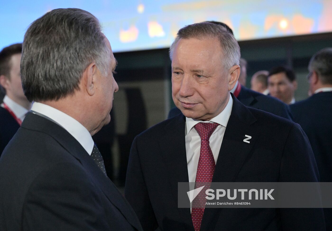 SPIEF-2023. Guests ahead of the plenary session