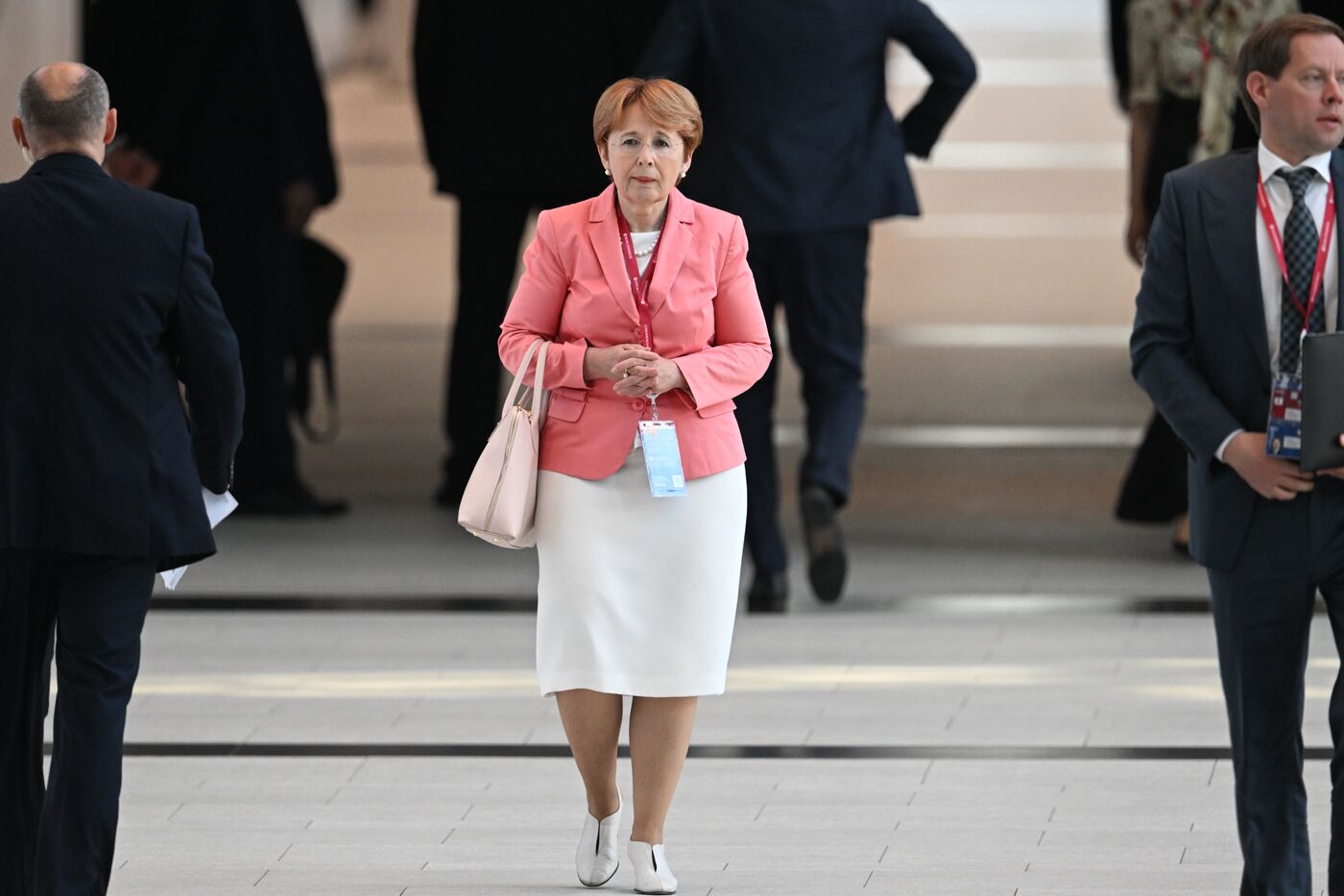 SPIEF-2023. Guests ahead of the plenary session