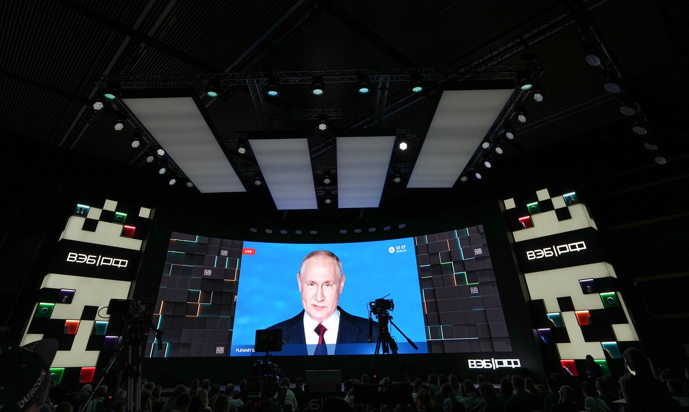 SPIEF-2023. Plenary session live broadcast