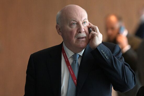 SPIEF-2023. Guests ahead of the plenary session