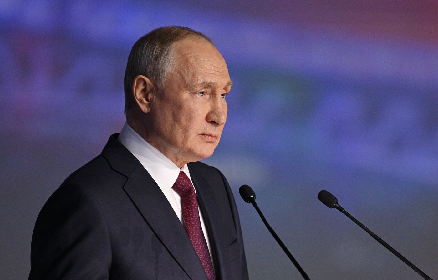 SPIEF-2023. President Vladimir Putin at the plenary session