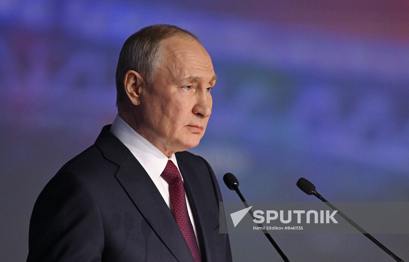 SPIEF-2023. President Vladimir Putin at the plenary session