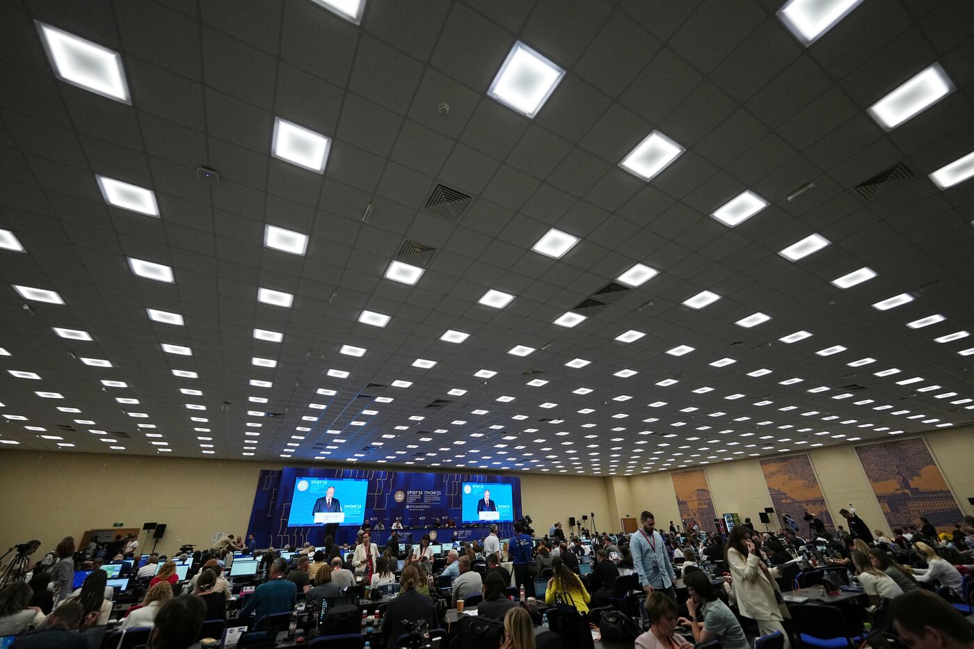 SPIEF-2023. Plenary session live broadcast
