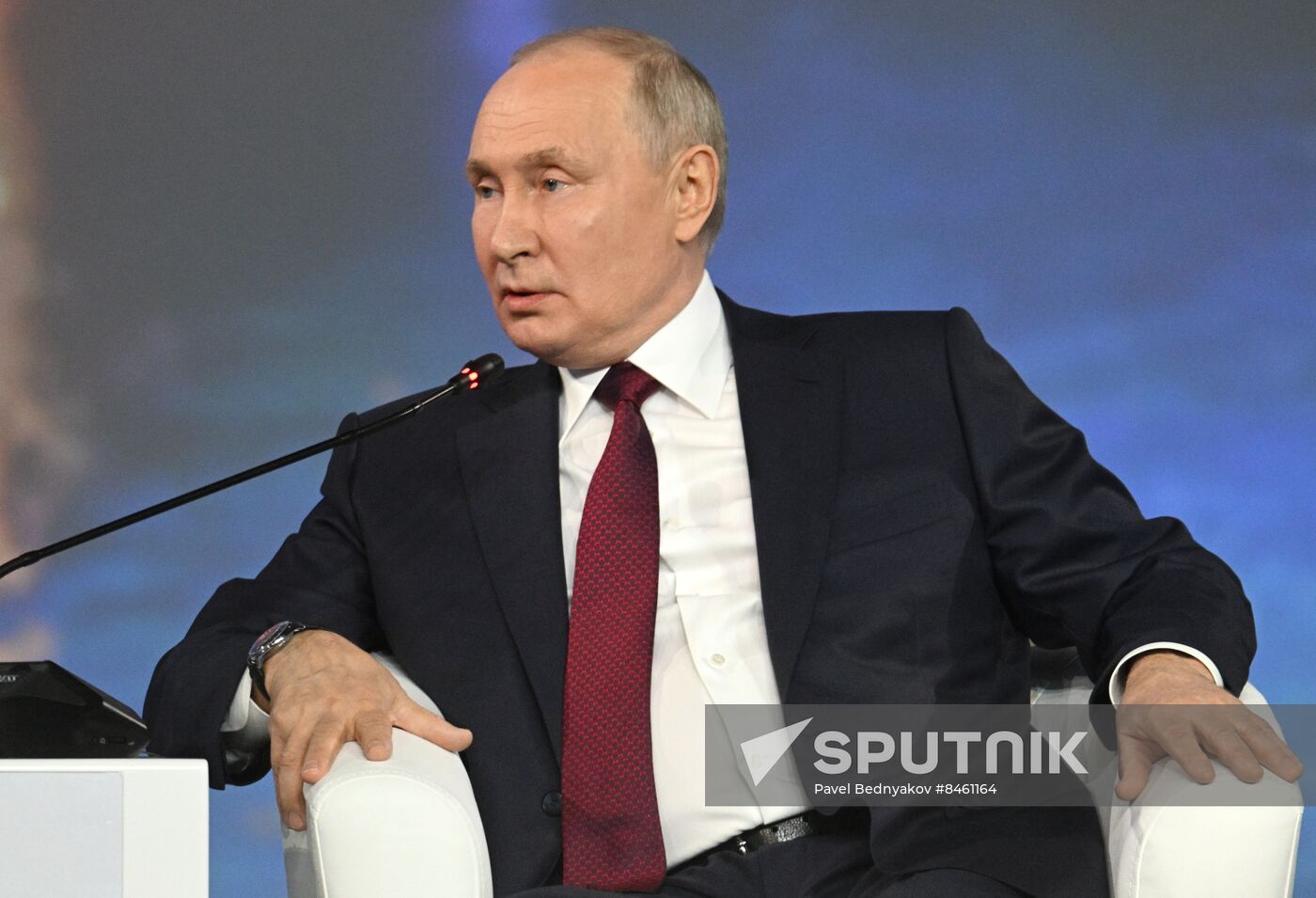 SPIEF-2023. President Vladimir Putin at the plenary session