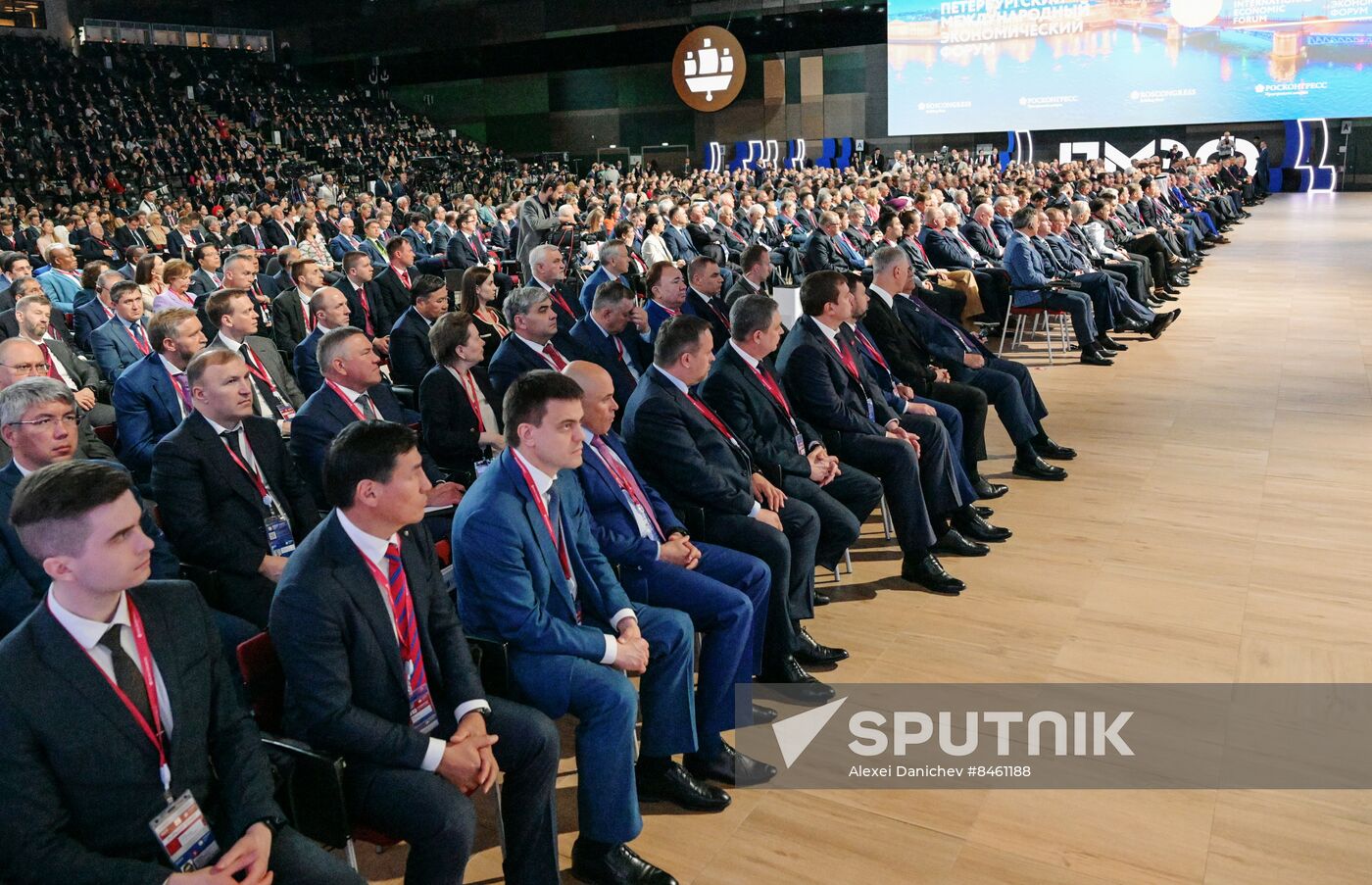 SPIEF-2023. President Vladimir Putin at the plenary session