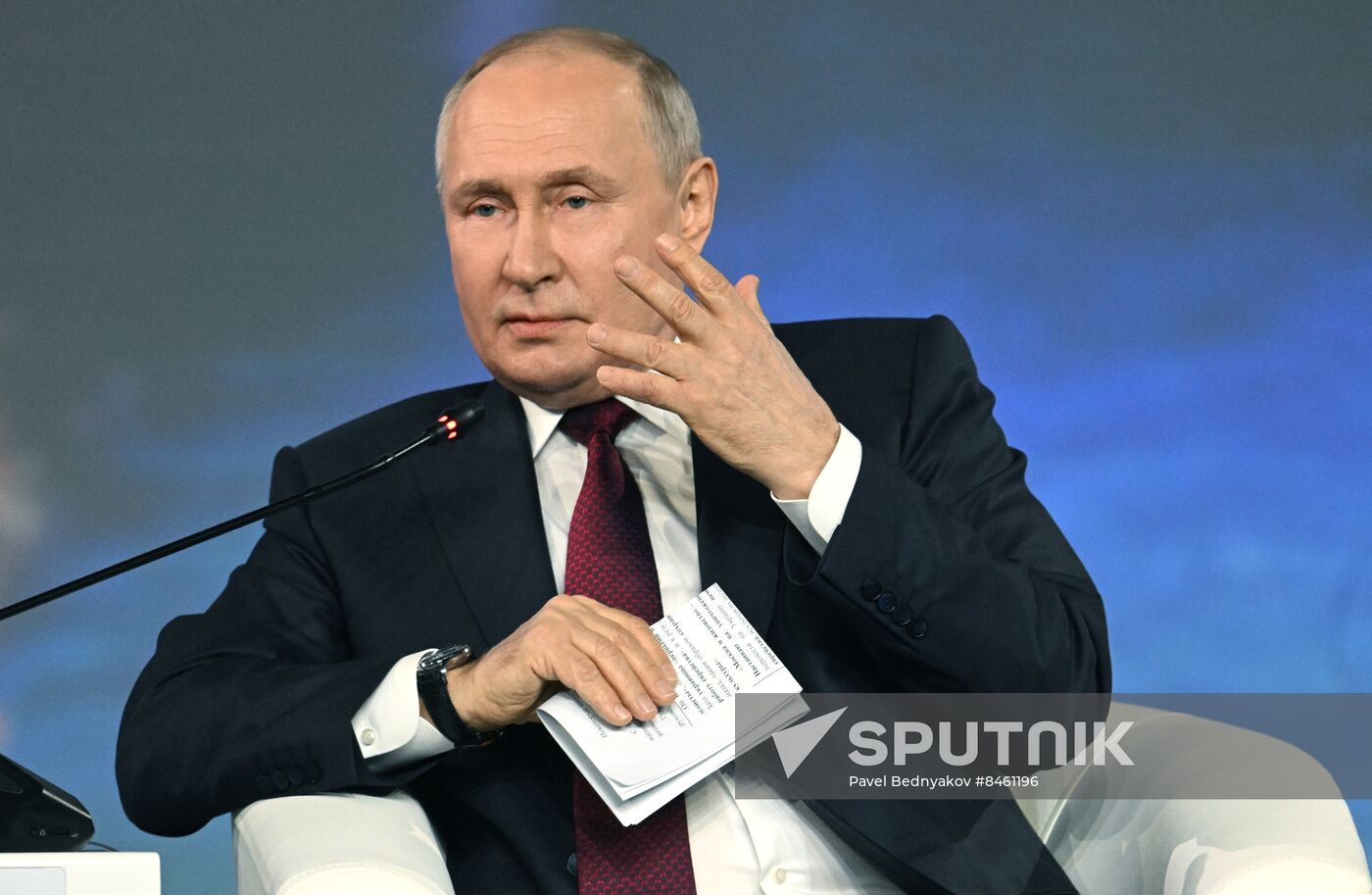 SPIEF-2023. President Vladimir Putin at the plenary session