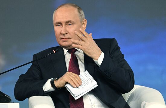 SPIEF-2023. President Vladimir Putin at the plenary session