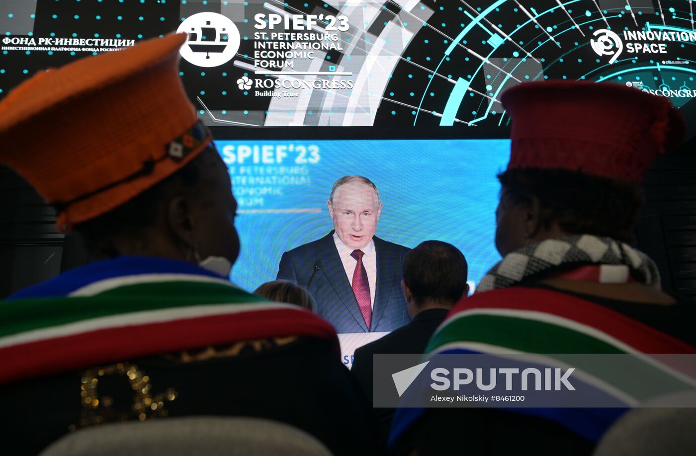 SPIEF-2023. Plenary session live broadcast