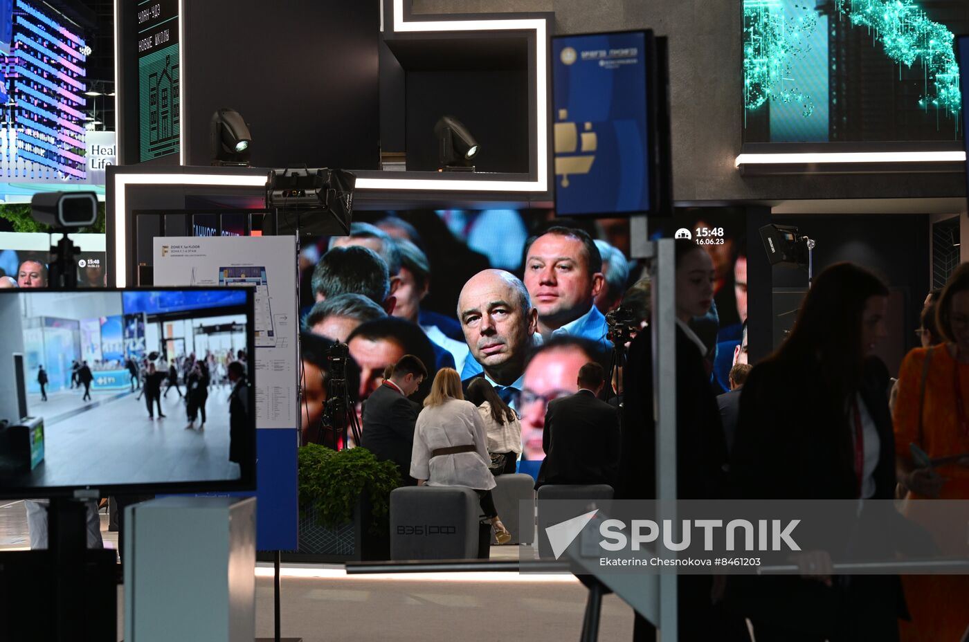 SPIEF-2023. Plenary session live broadcast